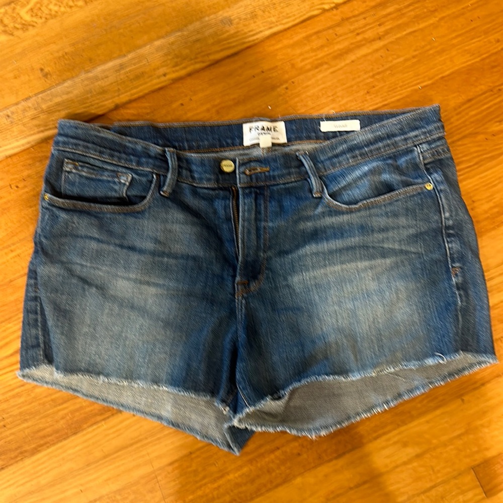 Frame denim shorts